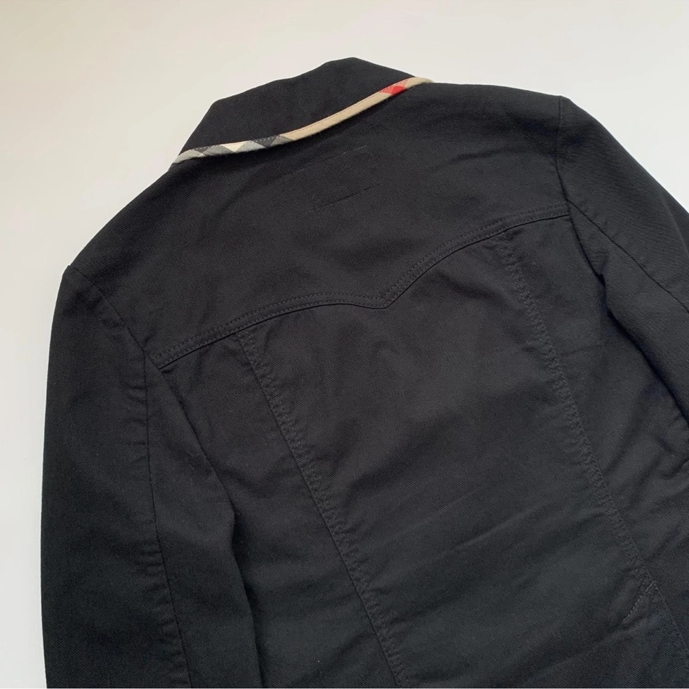 Burberry Black Blazer with Cream Piping - Picture 8 of 13